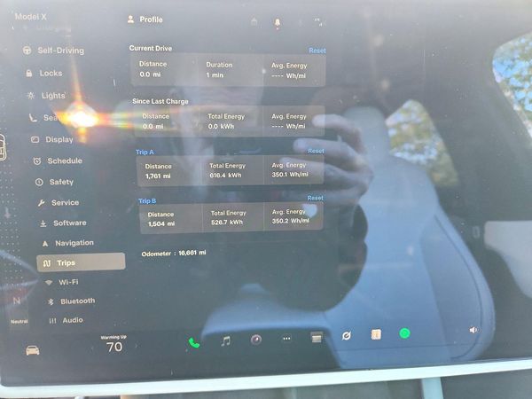 2024 TESLA MODEL X — ODOM