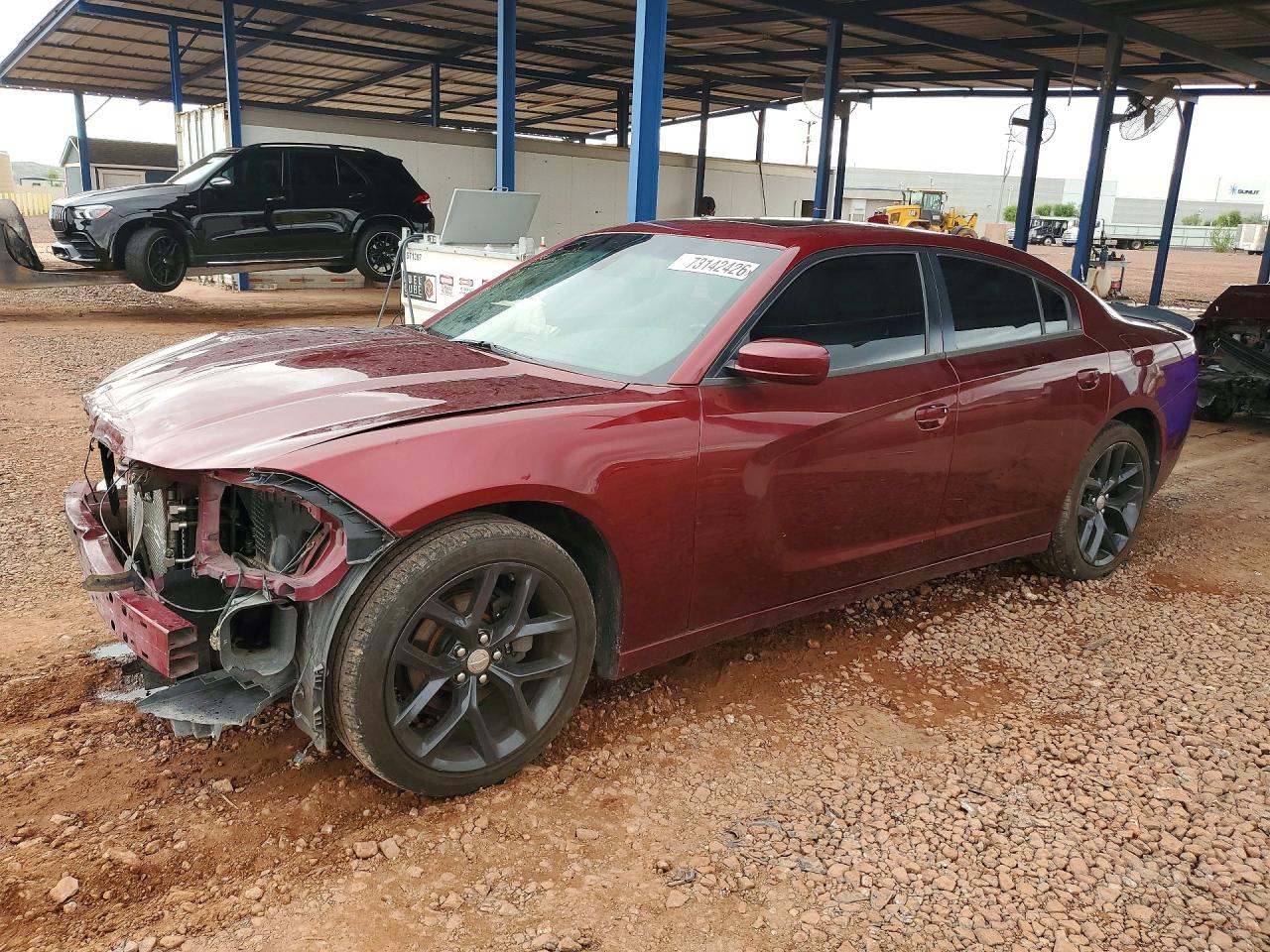 2018 DODGE CHARGER SXT PLUS RWD — Front 3/4