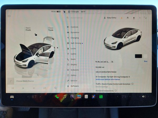2022 TESLA MODEL 3 — ODOM