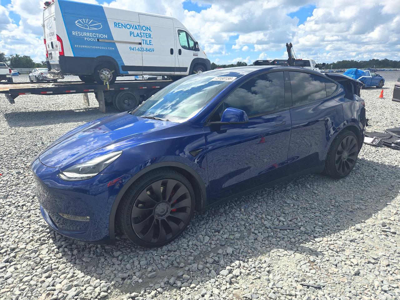2022 TESLA MODEL Y — Front 3/4