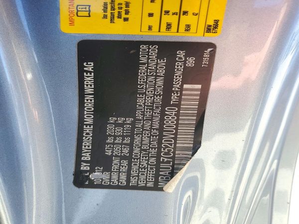 2013 BMW 128 — VINS