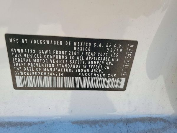 2019 VOLKSWAGEN JETTA S, SE, R-Line — VINS