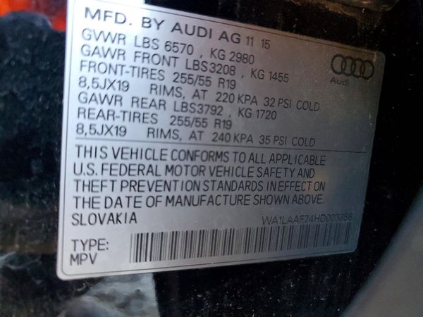 2017 AUDI Q7
