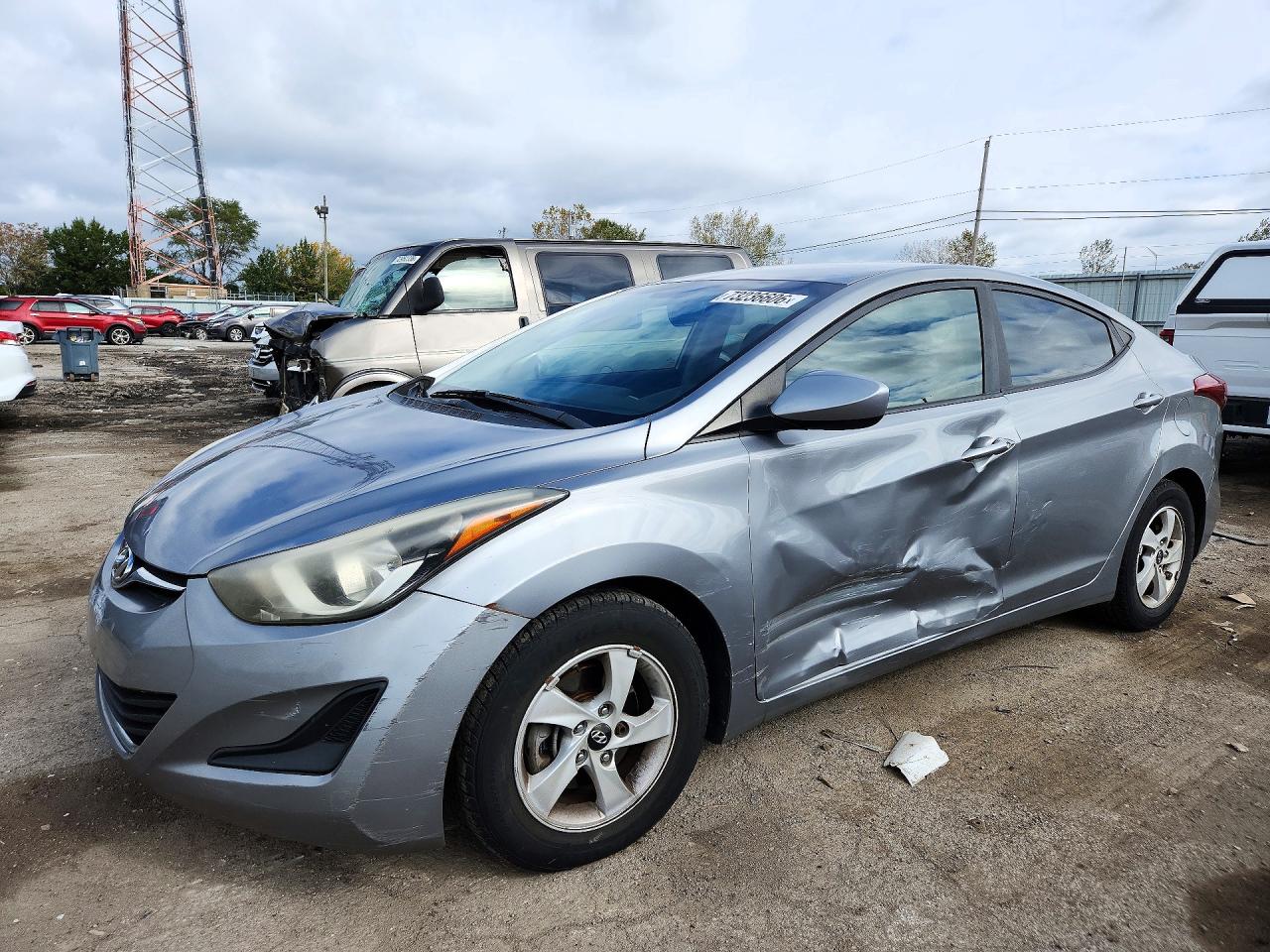 2014 HYUNDAI ELANTRA GLS (Middle) — Front 3/4