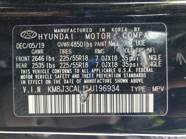 2020 HYUNDAI TUCSON