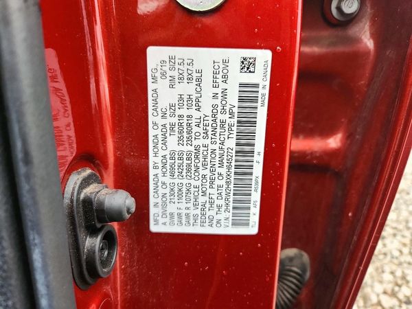 2019 HONDA CRV EX-L/EX-L Navi — VINS