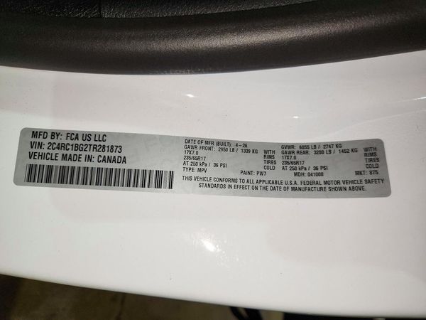 2026 CHRYSLER PACIFICA Select — VINS