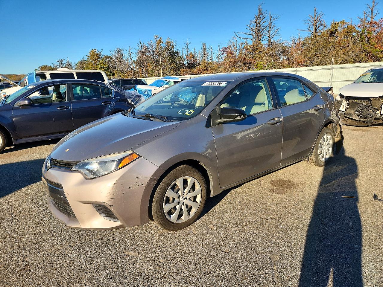 2015 TOYOTA COROLLA L/LE — Front 3/4