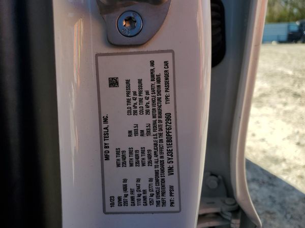 2023 TESLA MODEL 3