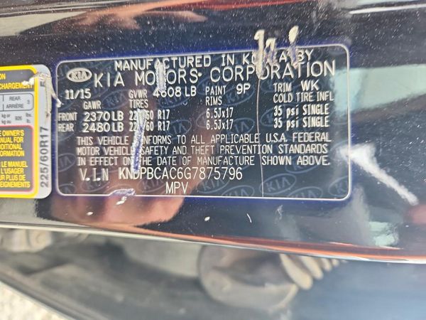 2016 KIA SPORTAGE LX w/Popular Pkg