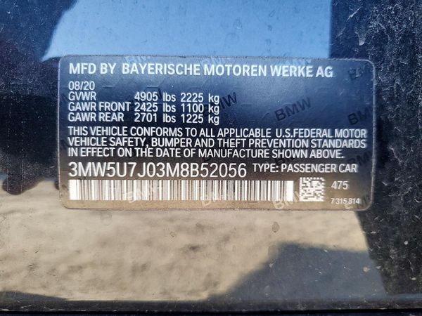 2021 BMW M340I