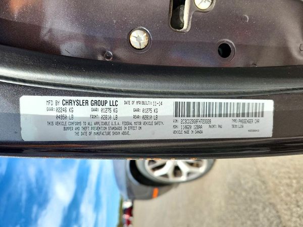 2015 DODGE CHALLENGER SXT Plus — VINS