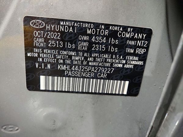 2023 HYUNDAI SONATA SEL Plus — VINS