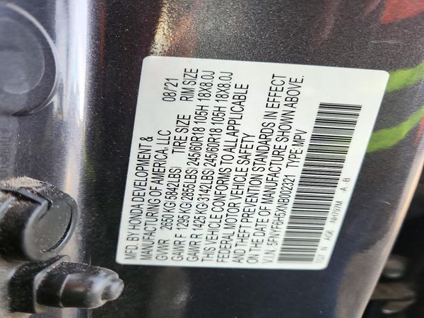 2022 HONDA PILOT EXL — VINS