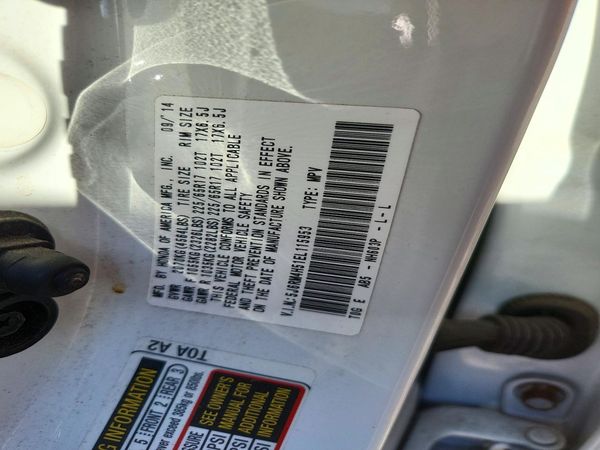 2014 HONDA CRV EX — VINS