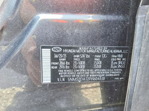 2023 HYUNDAI SANTA FE — VINS