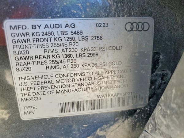 2023 AUDI Q5