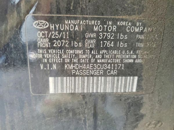 2012 HYUNDAI ELANTRA