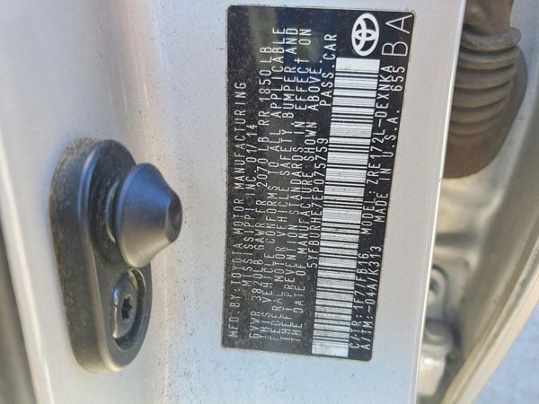 2014 TOYOTA COROLLA