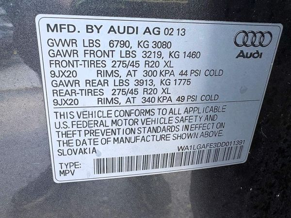 2013 AUDI Q7 Premium Plus