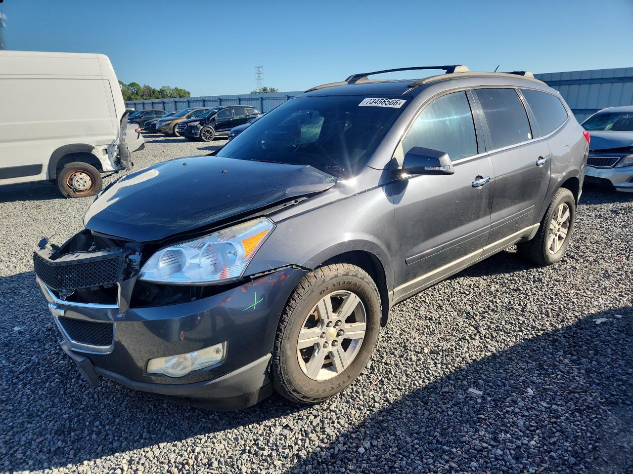 2012 CHEVROLET TRAVERSE LT — Front 3/4