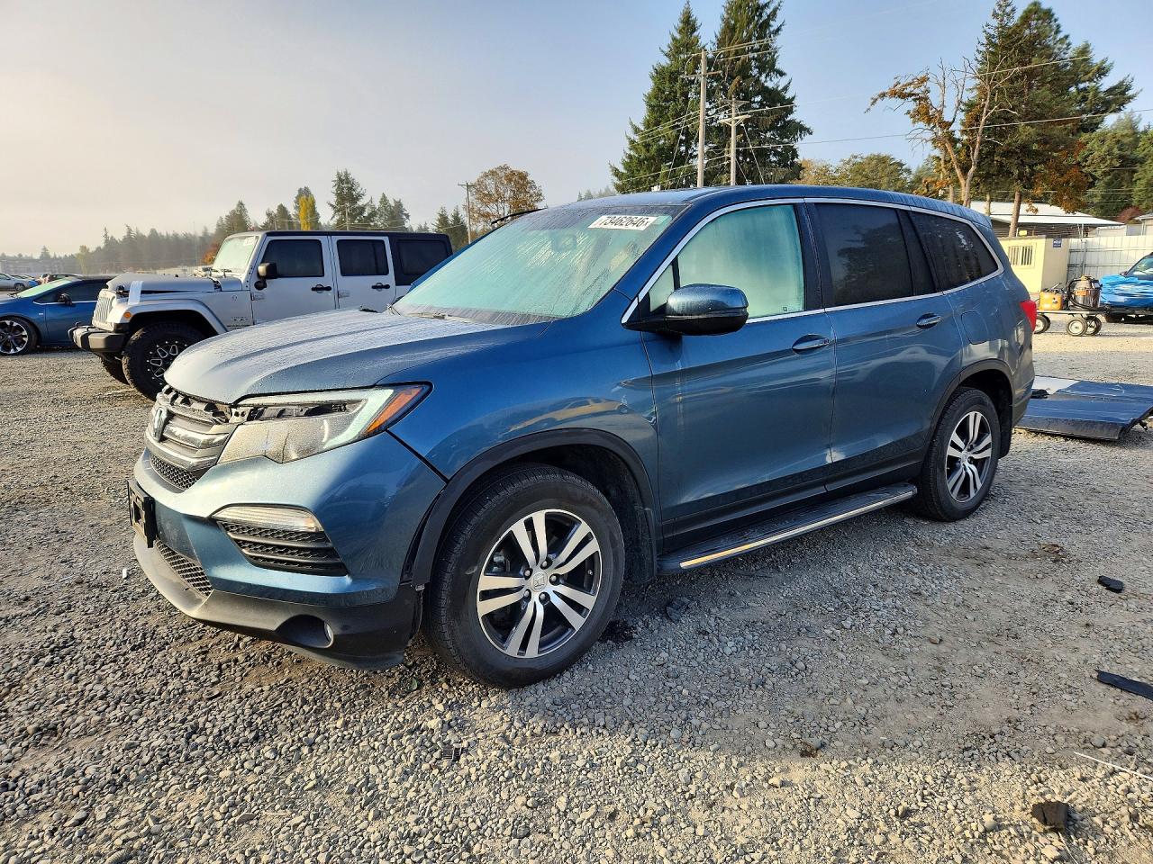 2018 HONDA PILOT EXL — Front 3/4
