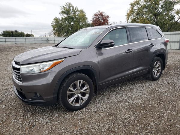 2015 TOYOTA HIGHLANDER Base/Hybrid — Front 3/4