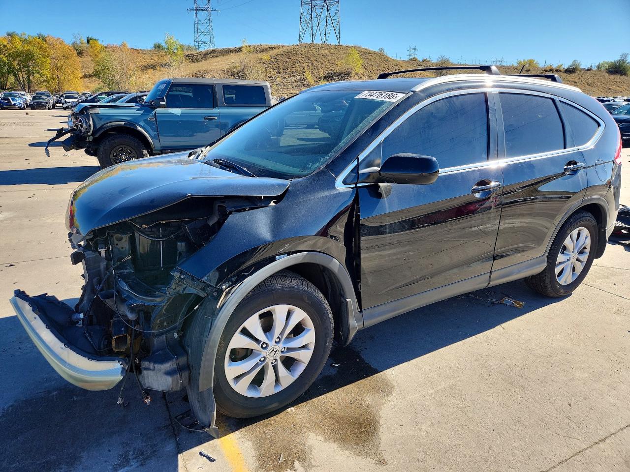2014 HONDA CRV EX-L — Front 3/4