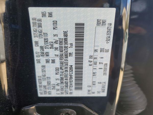 2017 FORD F150
