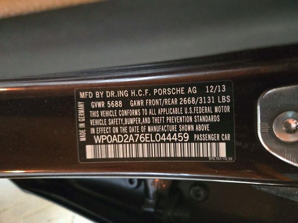2014 PORSCHE PANAMERA S Hybrid — VINS