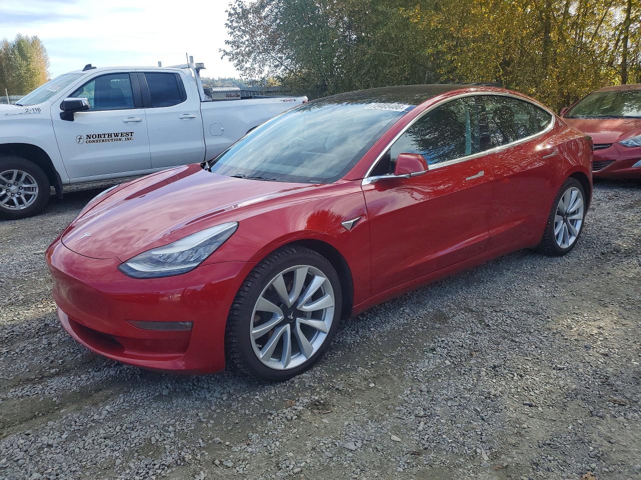 2018 TESLA MODEL 3 — Front 3/4
