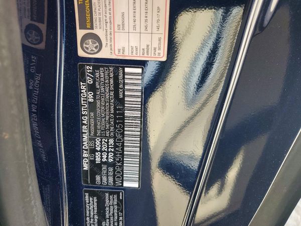 2013 MERCEDES-BENZ SLK SLK350 — VINS