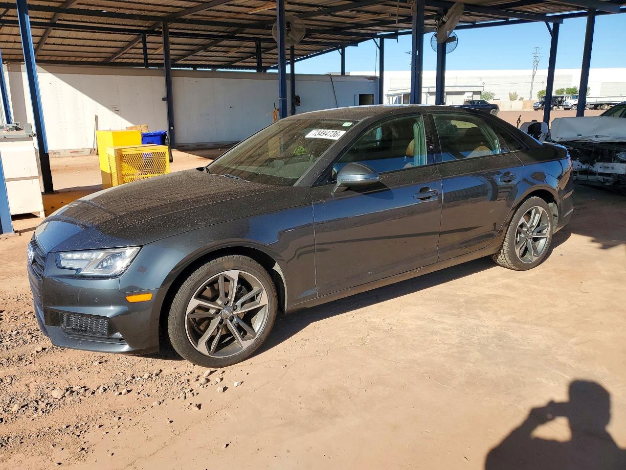 2019 AUDI A4 Premium, Titanium — Front 3/4