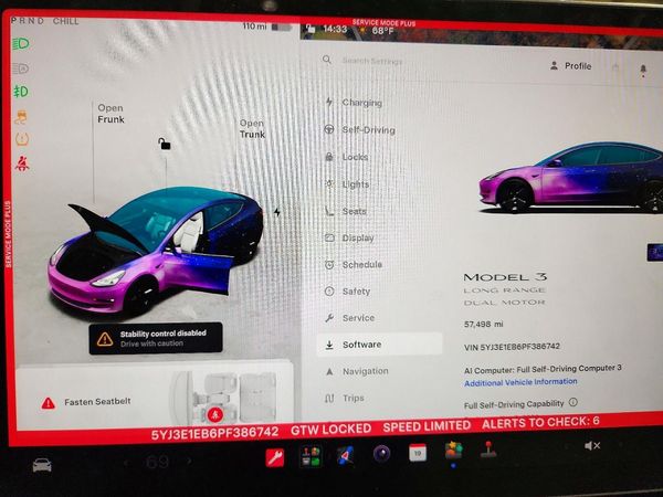 2023 TESLA MODEL 3 — ODOM