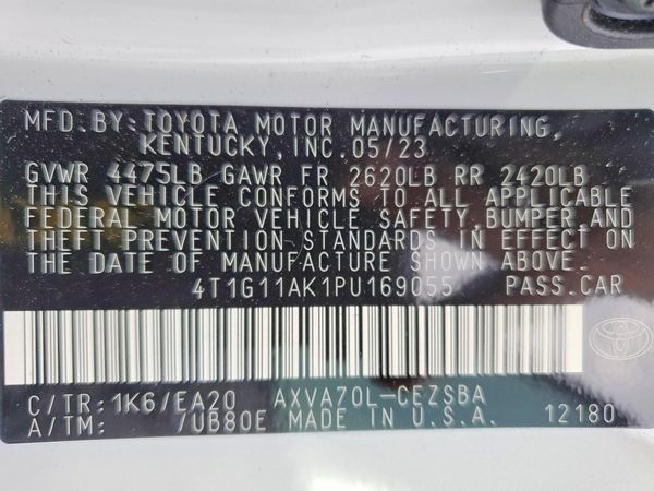 2023 TOYOTA CAMRY