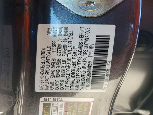 2021 ACURA RDX SH-AWD Tech — VINS