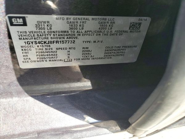 2015 CADILLAC ESCALADE Premium — VINS