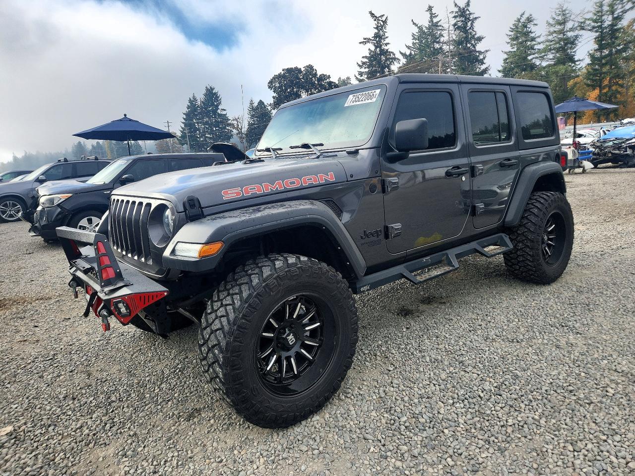 2021 JEEP WRANGLER UNLIMITED SPORT — Front 3/4