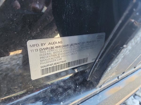 2014 AUDI A4 quattro Premium Plus — VINS