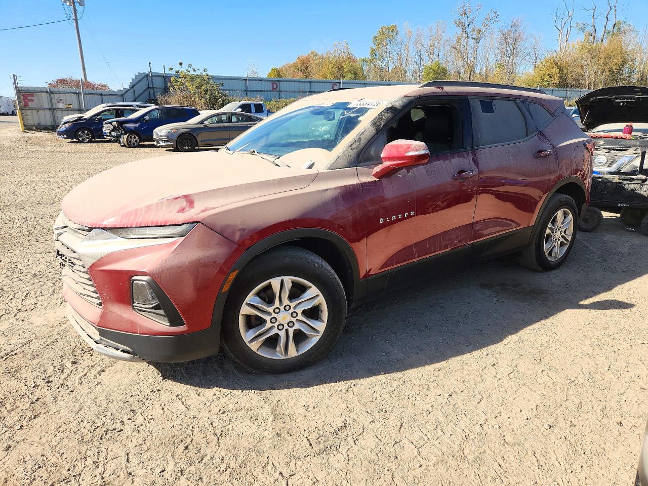 2019 CHEVROLET BLAZER 3LT — Front 3/4