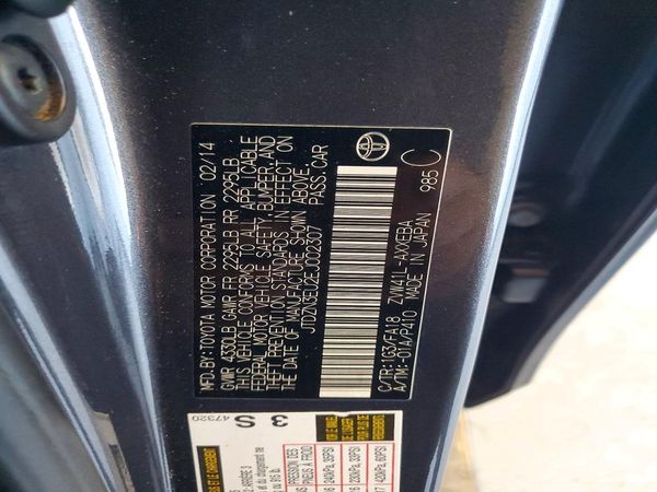 2014 TOYOTA PRIUS — VINS