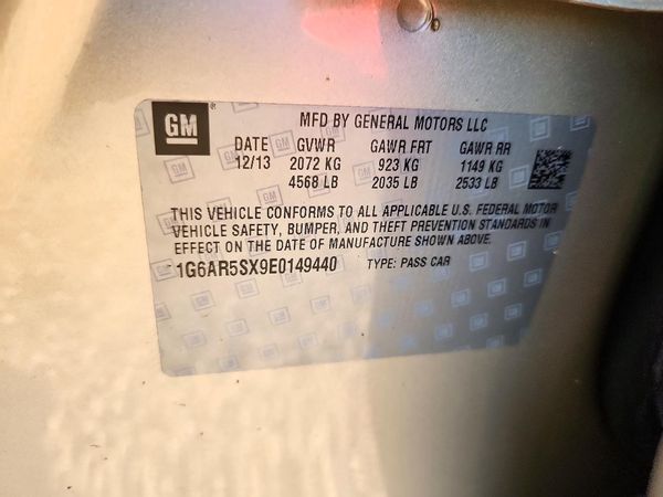 2014 CADILLAC CTS Luxury — VINS