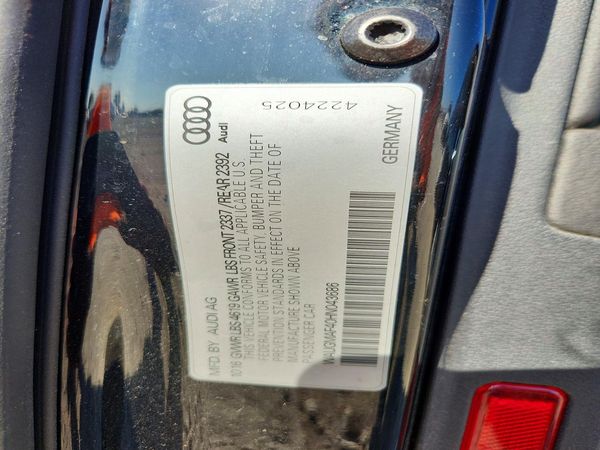 2017 AUDI A4 Premium, Ultra Premium — VINS