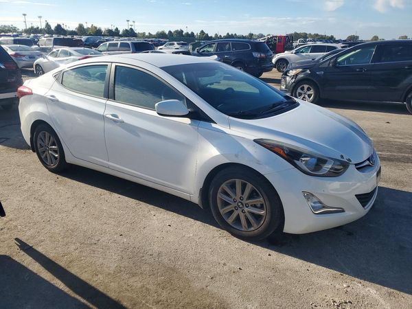 2014 HYUNDAI ELANTRA GLS(Middle) — Passenger 3/4