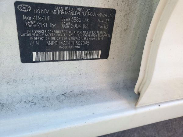 2014 HYUNDAI ELANTRA GLS(Middle) — VINS