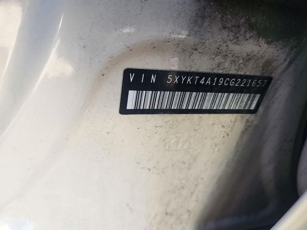 2012 KIA SORENTO GL(Middle-low grade) — VINS