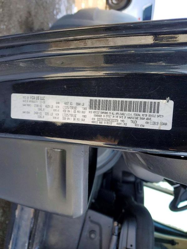 2017 RAM PROMASTER 2500