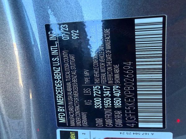 2023 MERCEDES-BENZ GLS GLS450 4MATIC