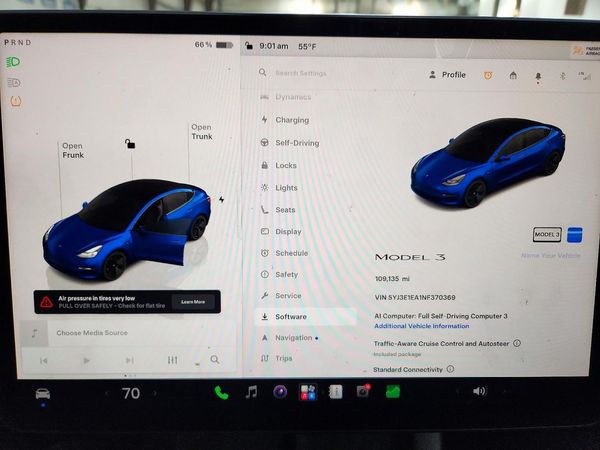 2022 TESLA MODEL 3 — ODOM