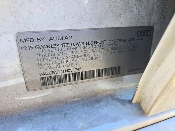 2015 AUDI A4 Premium Plus — VINS